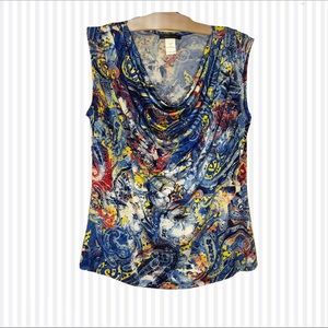 JENNIE & MARLIS Sleeveless multicolored top